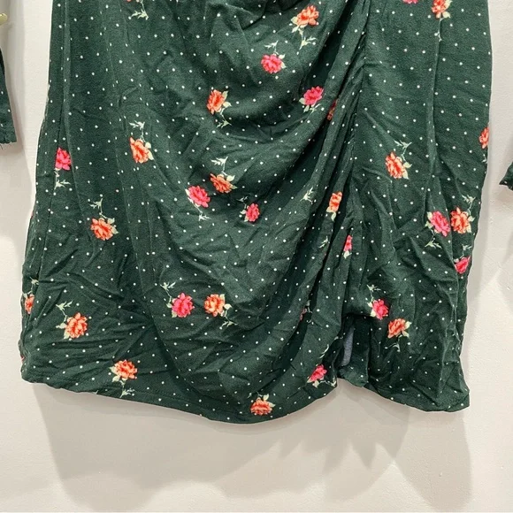 NWT Free People Green Celia Mini Dress - Picture 8 of 14